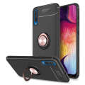 Pikkukuva 4 / 11: Samsung Galaxy A50 - Skal med Ringhållare Svart/Svart