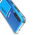 Miniatyrbillede 10 af 10: Skyddande Skal med Kortfack - Samsung Galaxy A70 Transparent/Genomskinlig