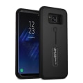 Miniatyrbilde 8 av 10: Kisscase Skal med Hållare för Samsung Galaxy S8 Vinröd