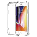 Skyddande Silikonskal med Kortfack - iPhone 6/6S PLUS Transparent/Genomskinlig