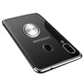 Praktiskt Silikonskal Ringh�llare - Samsung Galaxy A40 Silver