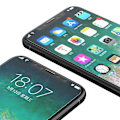 Pikkukuva 3 / 11: iPhone X - MyGuard Skärmskydd av Carbonmodell (HD) Svart