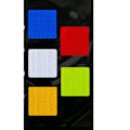 Pikkukuva 10 / 11: Effektfull 5-Pack Fyrkantiga Reflex Remsor Grön