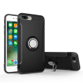 Pikkukuva 6 / 11: iPhone 7 Plus - Exklusivt Skal Ringhållare Karbonfiber FLOVEME Silver