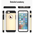 Pikkukuva 3 / 11: Exklusivt Smart Hybrid Armor Skal till iPhone 7 PLUS FLOVEME Guld