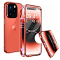 Pikkukuva 1 / 11: iPhone 15 Pro max - Stilrent Magnetiskt Dubbelsidigt Skal Red