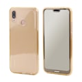 Miniatyrbild 10 av 11: Huawei P20 Lite - Silikonskal Dubbelsidigt Touchfunktion Guld