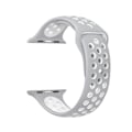 Pikkukuva 4 / 11: Apple Watch 40mm -  ROYBEN Exklusiva Silikonarmband Hög Kvalité Svart/Rosa L