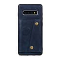 Samsung Galaxy S10+ - Robust Skyddande Skal Korthållare Mörkblå