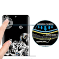 Miniatyrbillede 3 af 11: FULL-GLUE S20 Plus 2-PACK Skärmskydd 9H 0,2mm HD-Clear ProGuard Svart