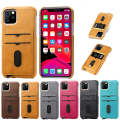 Miniatyrbilde 4 av 11: Beskyttende deksel med kortlomme - iPhone 11 Pro Max Mörkbrun