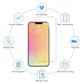 Miniatyrbillede 2 af 11: 2-PACK iPhone 13 Pro Max Skärmskydd Standard HD 0,3mm Transparent