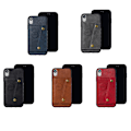 Pikkukuva 4 / 11: Smidigt Retro Skal med Korthållare - iPhone XR Grå