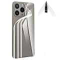 Miniatyrbilde 11 av 11: iP 15 pro max Back Hydrogel Skärmskydd HD 0,2mm Transparent