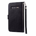 Miniatyrbilde 9 av 11: Samsung Galaxy S10E - Elegant Smart 9-Korts Plånboksfodral Turkos