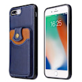 Pikkukuva 5 / 11: Kraftfullt Skal med Kortfack - iPhone 8 Plus Grå