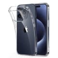 iPhone 16 Pro - Tunt Transparent Silikonskal för Stötdämpning och Stil! Genomskinlig