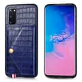 Samsung Galaxy S20 - Skal med Kortfack Blå Blå