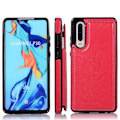 Miniatyrbillede 4 af 11: Huawei P30 - Stilsäkert Smart Skal med Kortfack Svart