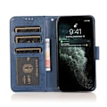 Miniatyrbilde 10 av 11: Smidigt Dubbelfunktion Plånboksfodral LEMAN - iPhone 12 Svart