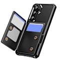 Miniatyrbilde 2 av 11: Samsung Galaxy S24 Korthållarfodral - Kickstand & Trådlös Laddning