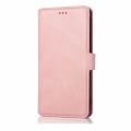 Pikkukuva 1 / 11: Iphone 15 Plånboksfodral i skinn med flip-funktion (3-kortfack) Pink gold