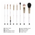 Miniatyrbillede 7 af 11: Elegant borstset fr�n DUcare i 8 delar inklusive v�ska Vit