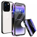 Dubbelsidigt Magnetskal - iPhone 14 Pro Svart