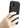 Miniatyrbilde 6 av 9: iPhone XR - Stilsäkert Praktiskt Skal med Korthållare Brun