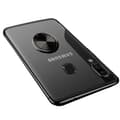 Praktiskt Silikonskal Ringh�llare - Samsung Galaxy A40 Svart