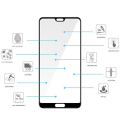 Miniatyrbillede 1 af 11: 3-PACK Skärmskydd 2.5D HD 0,3mm P20 Pro Svart