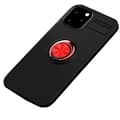 iPhone 12 Pro - Effektfullt Stöttåligt Skal med Ringhållare Svart/Röd