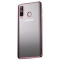 Kraftfullt Silikonskal - Samsung Galaxy A40 Roséguld