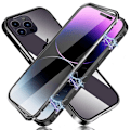Miniatyrbilde 7 av 11: FLOVEME Magnetiskt Fullskyddsskal - Premium Skydd för iPhone 16 Pro Max Blå