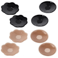 Pikkukuva 10 / 11: Sj�lvh�ftande Nipple Cover Bekv�m Svart Blomma