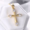 Pikkukuva 3 / 4: Elegant Hög Kvalitet Kors Halsband Silver
