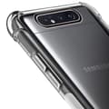 Samsung Galaxy A80 - Stilsikkert Støtsikkert Deksel Transparent
