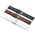 Miniatyrbillede 5 af 11: Stilsäkert Vintage-Design Klockarmband i PU-Läder Röd 16mm