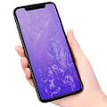 Miniatyrbild 10 av 11: Anti-Blueray 2-PACK Skärmskydd 2.5D Carbon 9H 0,3mm iPhone 11 Transparent
