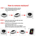 Miniatyrbilde 9 av 11: Praktiskt Skyddande Skal för Apple Watch Series 4 44mm Transparent/Genomskinlig