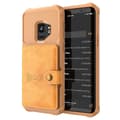 Samsung Galaxy S9 - Skal med Kortfack Brun Brun