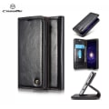 Miniatyrbillede 2 af 8: Elegant Plånboksfodral i Läder för Galaxy S8+ från CASEME Röd