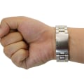 Miniatyrbillede 7 af 11: Slitstark Länk i Rostfritt Stål till Galaxy Watch Guld/Silver 22mm
