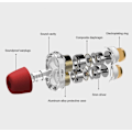 Miniatyrbilde 10 av 11: LANGSDOM Dual Driver In-ear Hörlurar Genomskinlig