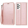 Pikkukuva 7 / 11: Samsung Galaxy A52 - Stilrent Praktiskt Plånboksfodral (HANMAN) Roséguld