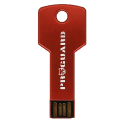 Pikkukuva 7 / 11: 32 GB Vattentätt och Stöttåligt USB 2.0 minne flash (Metall) Blå