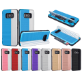 Miniatyrbillede 2 af 11: Eksklusivt Cover med Kortholder til Samsung Galaxy S8 Fra LEMAN Silver