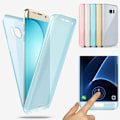 Miniatyrbillede 1 af 10: Dobbelt silikone cover Touch funktion - Huawei P Smart 2019 Blå