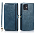 Pikkukuva 1 / 11: Kätevä 2-in-1 lompakkokotelo - iPhone 12 Mörkblå