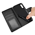 Miniatyrbillede 10 af 11: Praktisk Wallet-etui (Hanman) - Samsung Galaxy A70 Rosaröd